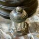 Silver-plated metal pepper mill by Christofle - early 20th century