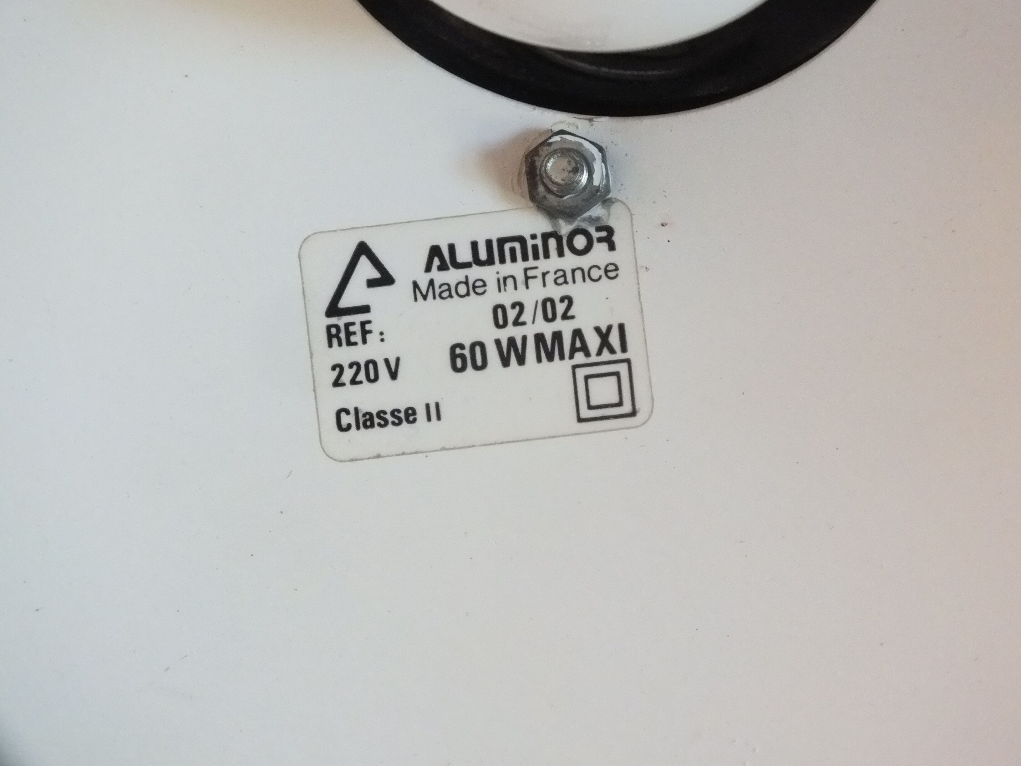 2 adjustable flexible lamps Aluminor 80s