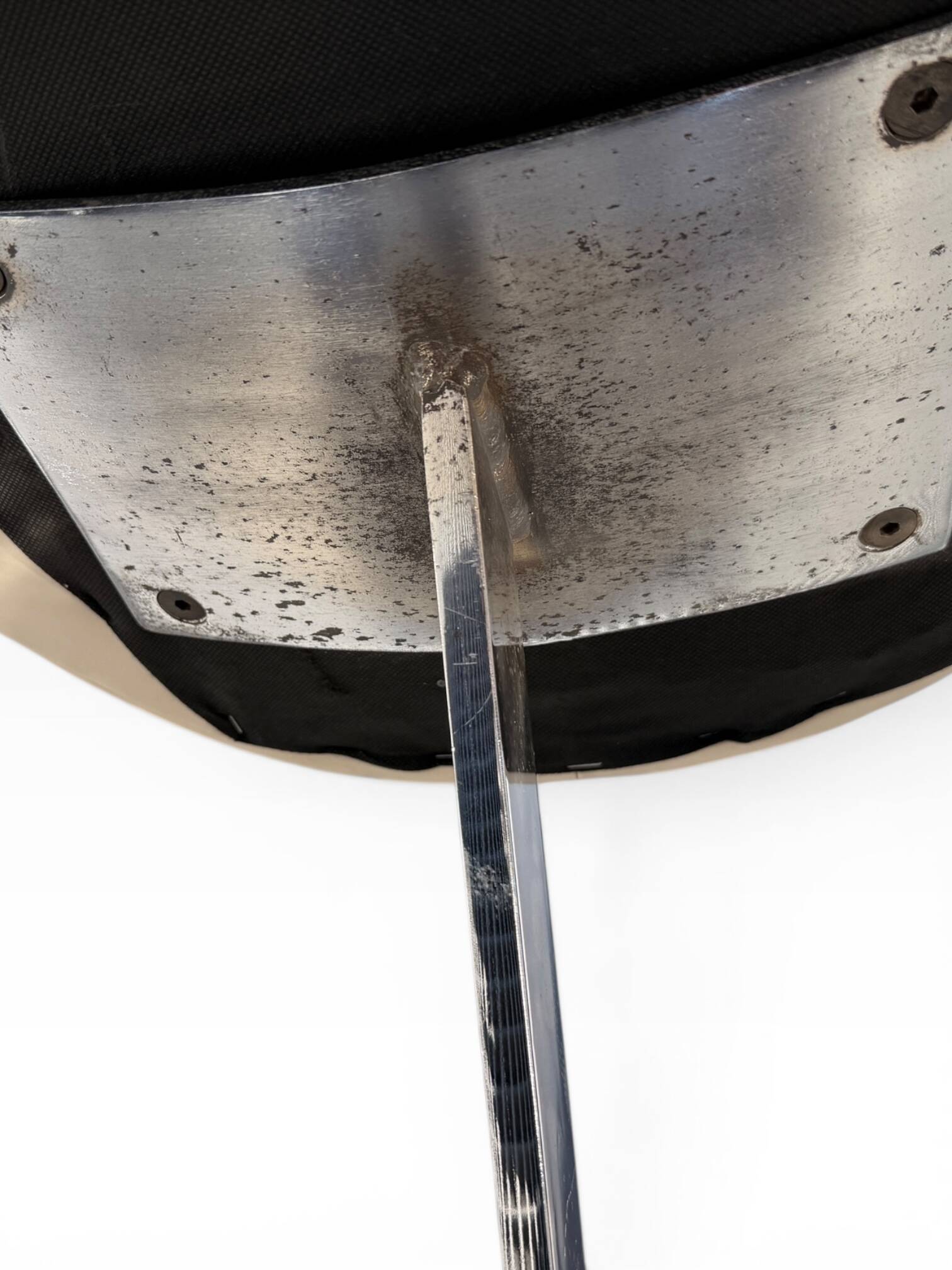 Dining Room Set Scimitar Boris Tabacoff MMM 1970 | Glass and Chrome