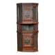 Swedish Farmhouse Corner Cabinet, 1817