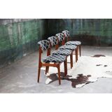Set of 4 Danish dining chairs Erik Buch