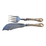 Fish serving cutlery