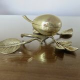 Antique bronze jewellery box, small catchall, Art Nouveau, 1920s