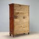 Antique cherry wood wardrobe with drawers, Italy, 19th century