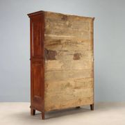 Antique cherry wood wardrobe with drawers, Italy, 19th century