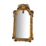 Gilded wooden mirror Regency style 54 x 95 cm