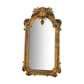 Miroir en bois doré de style Régence 54 x 95 cm