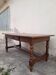 Rustic oak farmhouse table 19th -1m59