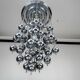 Italian Chrome Chandelier with Spherical Elements, 1970s