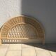 Rattan headboard