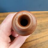 Petite bouteille en grès vase soliflore