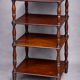 Mahogany shelf.