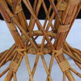 Table of bamboo and glass 1960