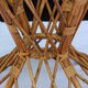 Table en bambou et verre 1960
