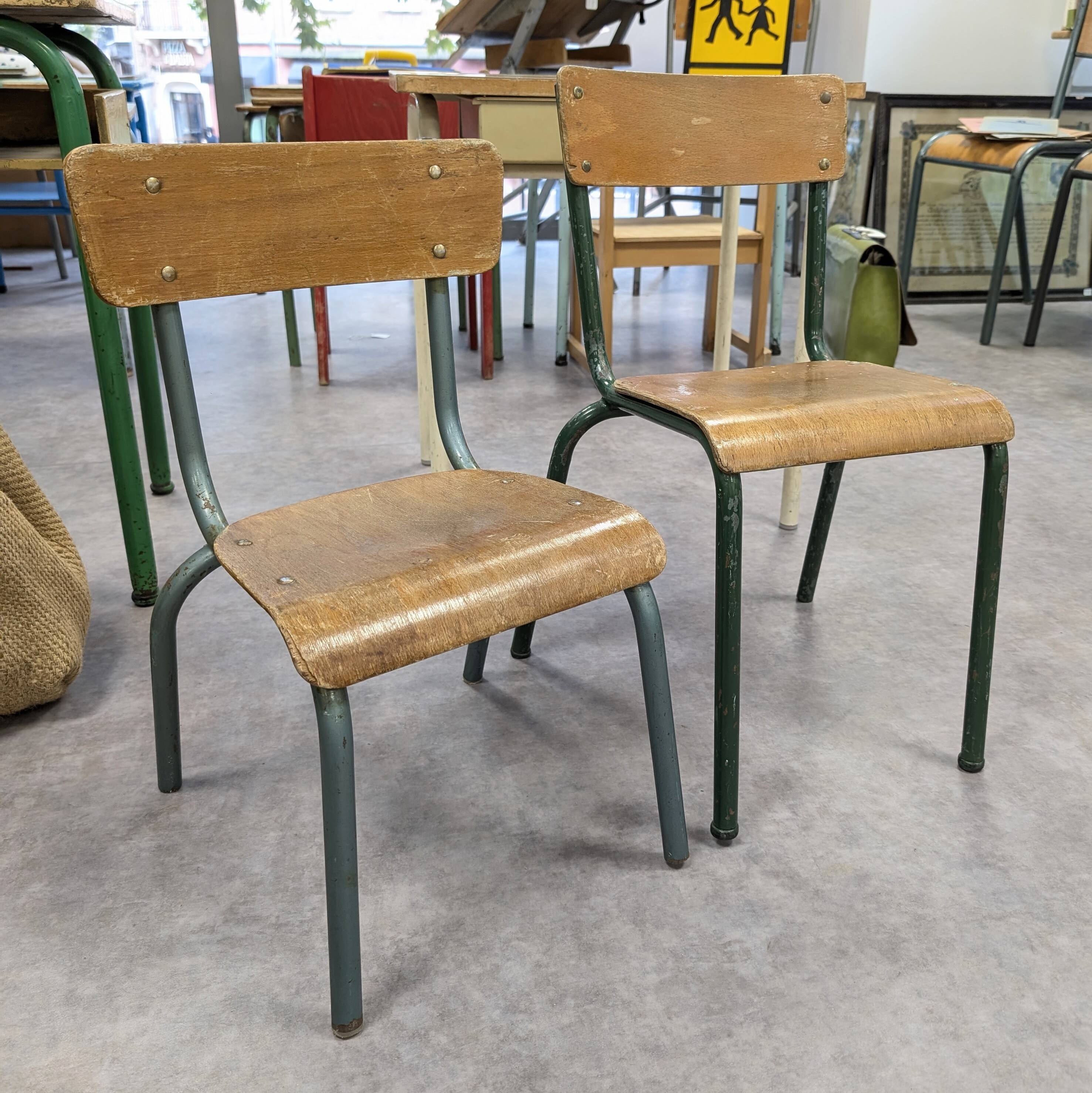 Small vintage school chair