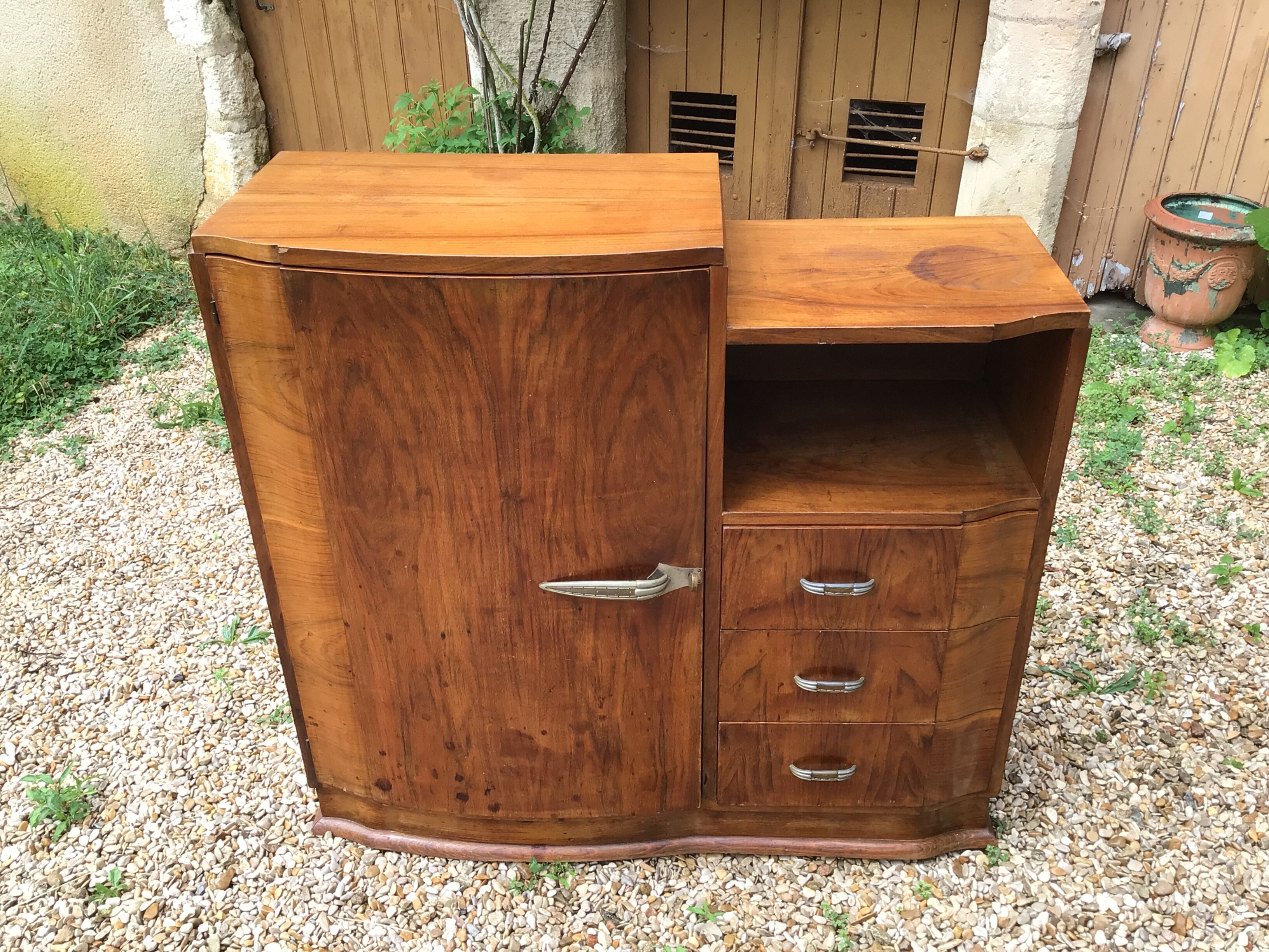 Bar furniture / buffet art deco salon around 1940