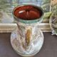 Large vintage vase St Clement France amphora shape fat lava