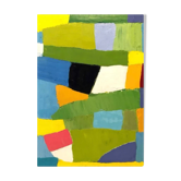 Tableau Vert Huile au couteau