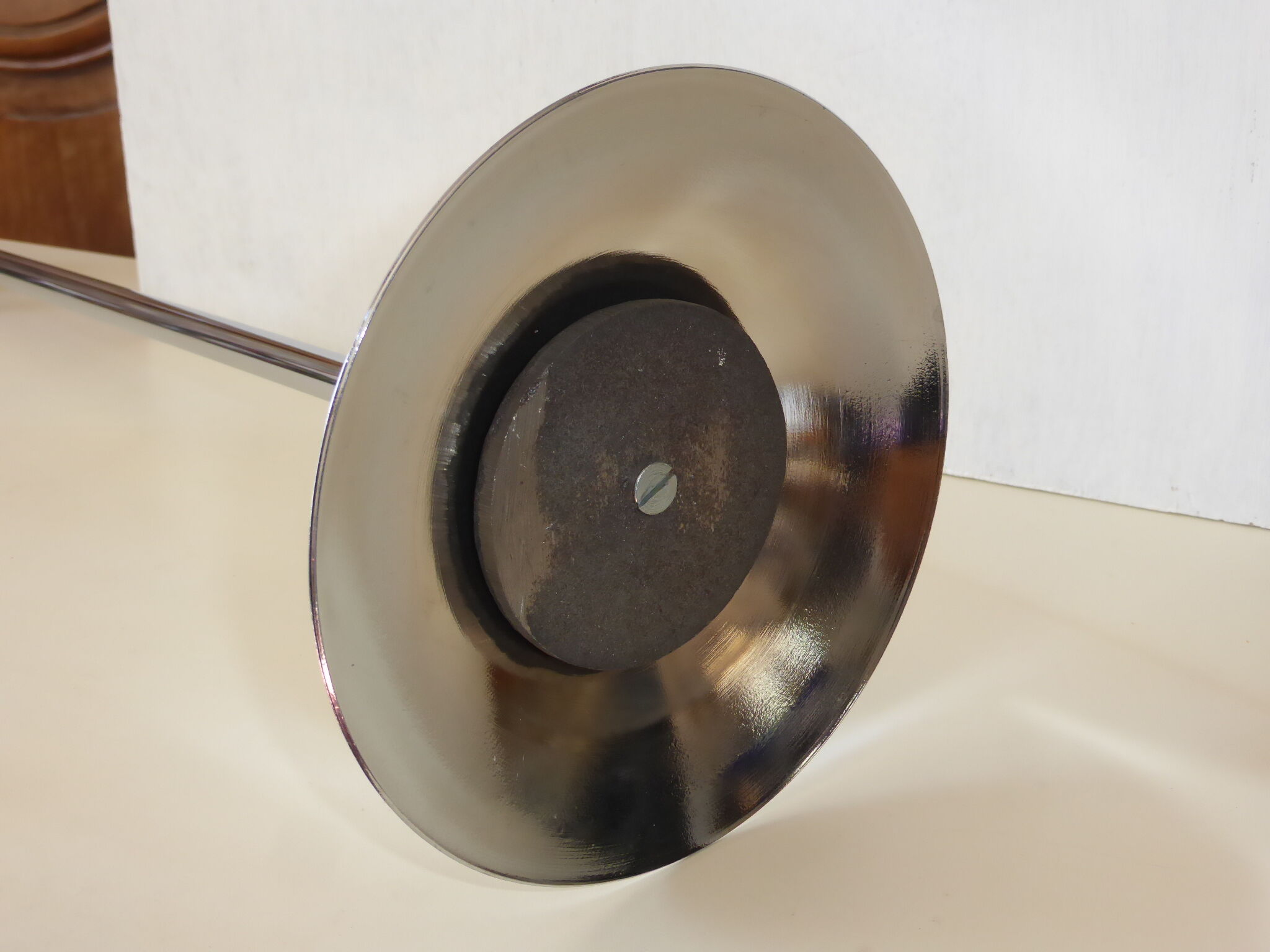 Former stainless steel hat holder adjustable height, years 50/60