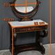 Coiffeuse en Palissandre et Marqueterie, époque Charles X – Début XIXe
