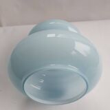 Vintage blue opaline glass pendant light