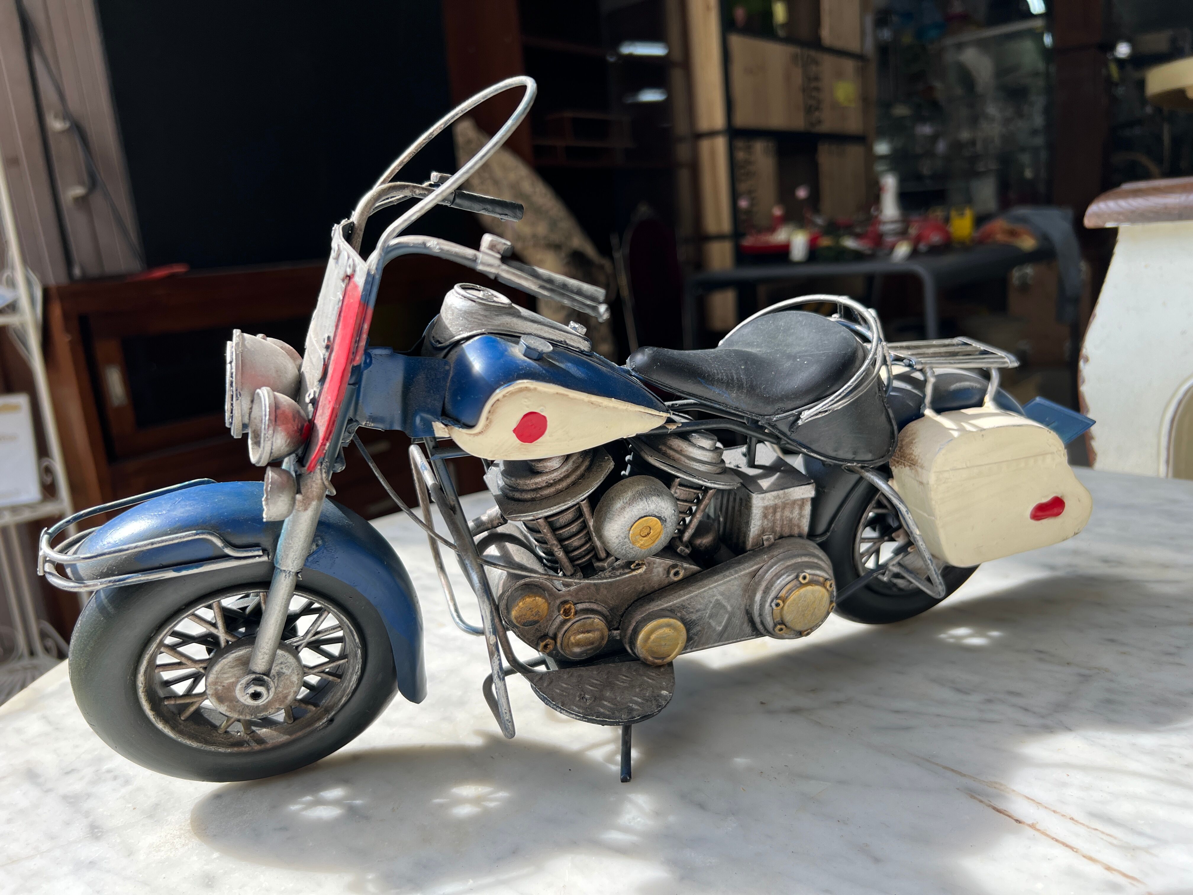Vintage motorcycle Harley Davidson way 1960