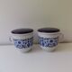 2 tasses à thé avec infuseur (tisanière)