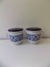 2 tea cups with infuser (herbal tea maker)