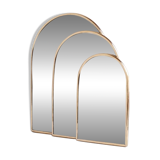 Miroir arche en laiton doré - Miroir marocain fait main, miroir mural arche