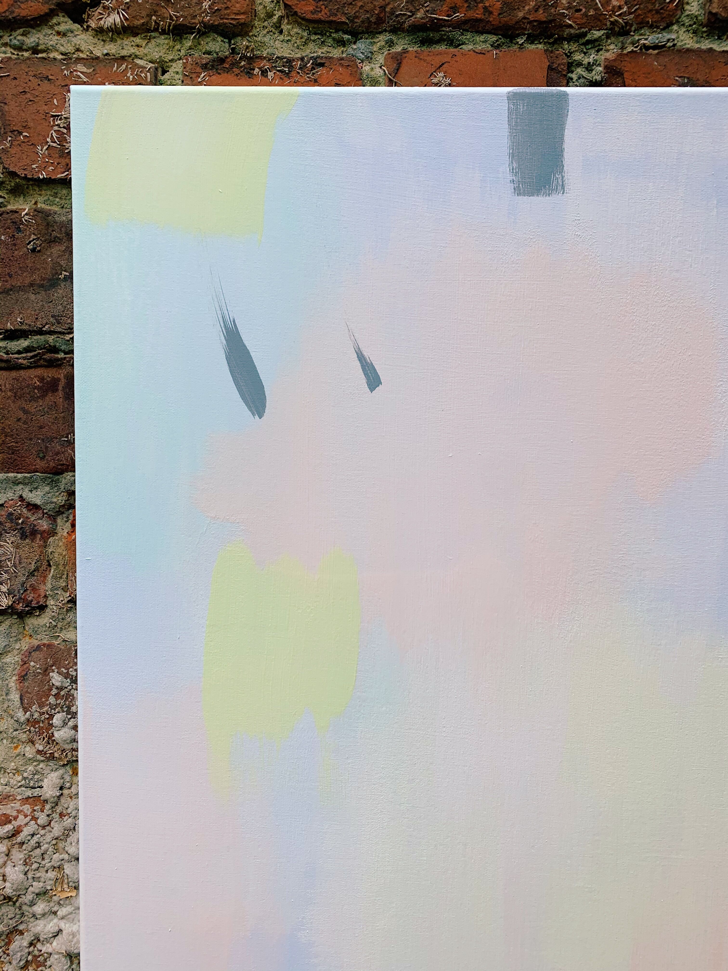 Modern abstract art canvas Forbidden Colours