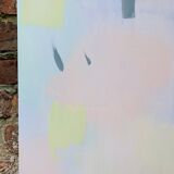 Modern abstract art canvas Forbidden Colours