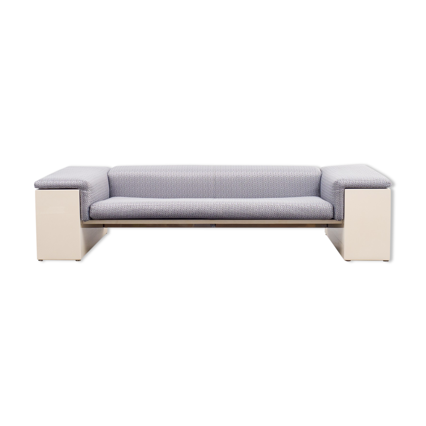 Canapé Brigadier, années 70, nouveau tissu