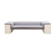 Canapé Brigadier, années 70, nouveau tissu