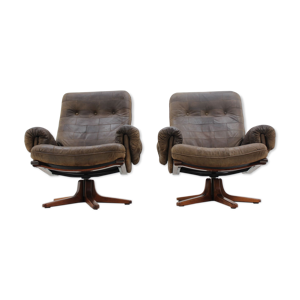 Fauteuils scandinaves - 1970s