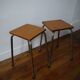 Lot de 2 tabourets industriel vintage