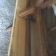 Pair of benches in oak and cherry 250x29x45