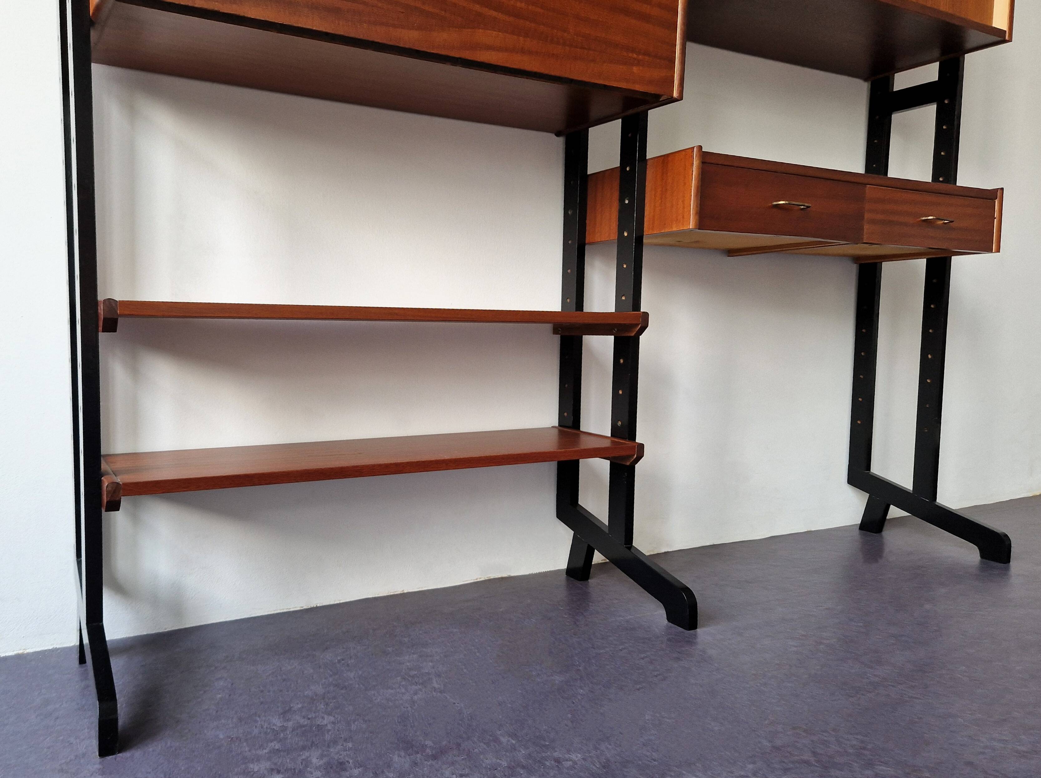 Vintage modular wall unit for Simpla Lux, The Netherlands 1960's