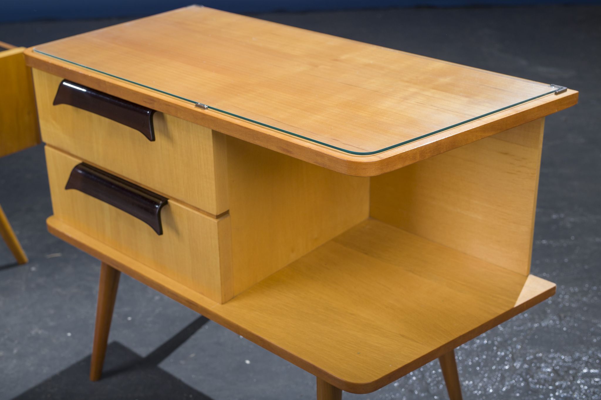 Vintage dressing table and 2 bedside tables 1960