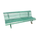 Slatd garden bench, 50s metal foot
