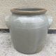 Light grey ceramic jar