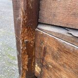 Louis XV buffet in solid wood, 18th century, 153cm.