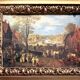 Canvas reproduction, Lively Village Square by Jan Brueghel