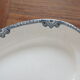 Oval plate in Iron Earth Salins model Jumièges