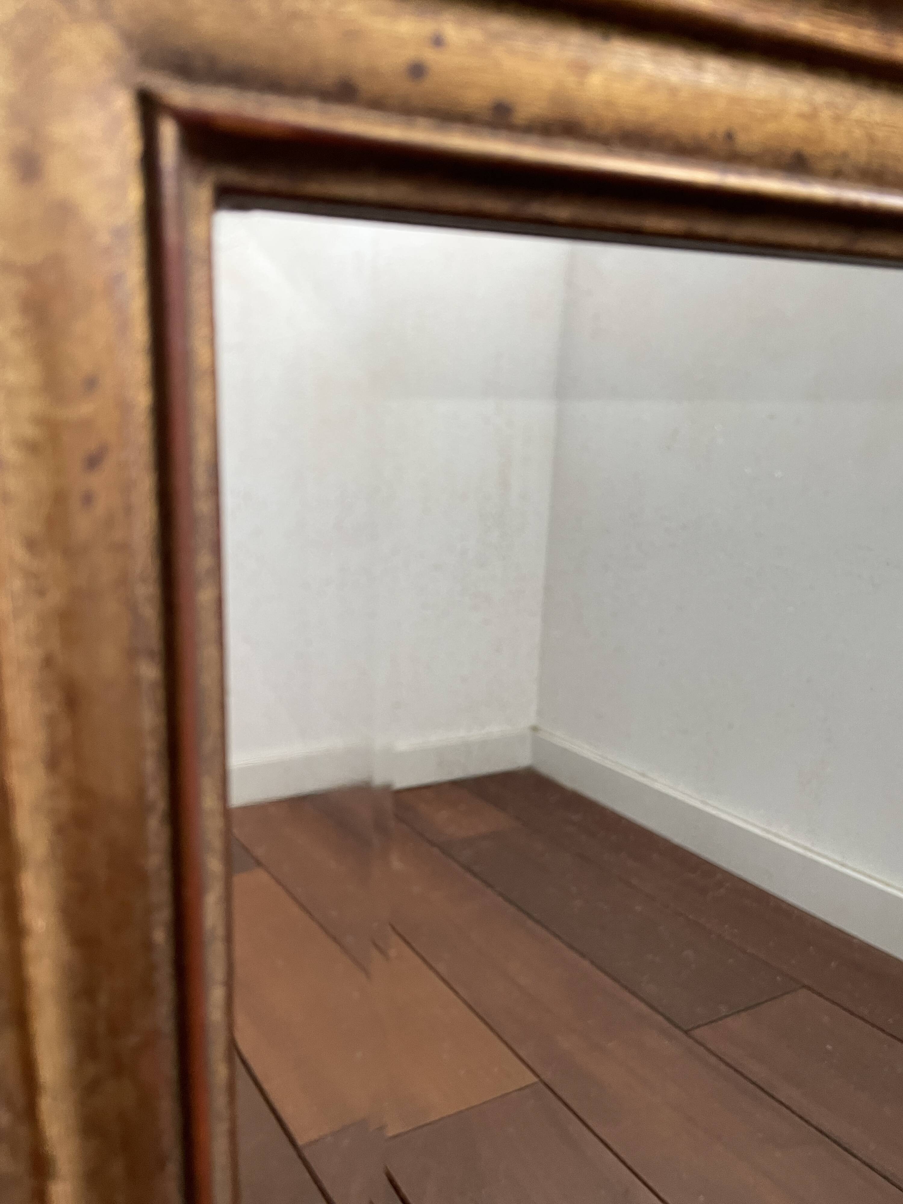 Vintage gold mirror 42 x 50 cm