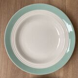 Set of 3 St Amand earthenware soup plates