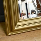 Rectangular Gilded Wood Mirror – 1950