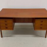 Teak Executive Desk By Arne Vodder For Brouer, 1960s.