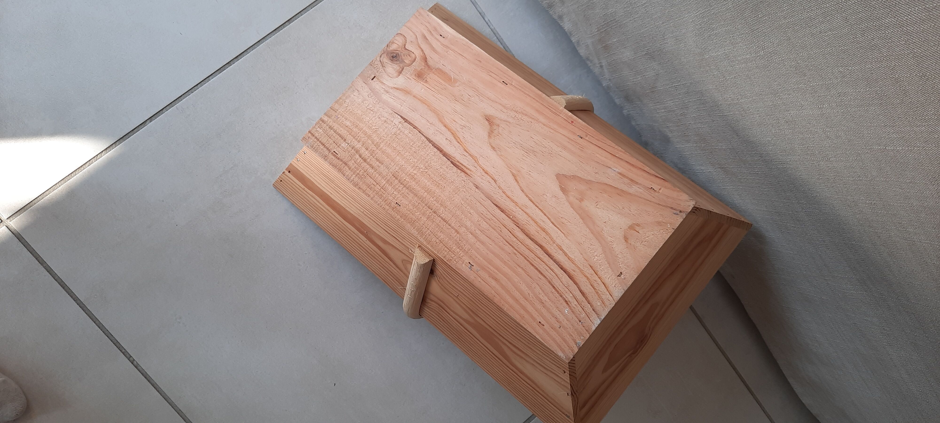 Wooden picking basket