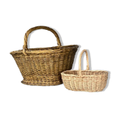 2 paniers vintage