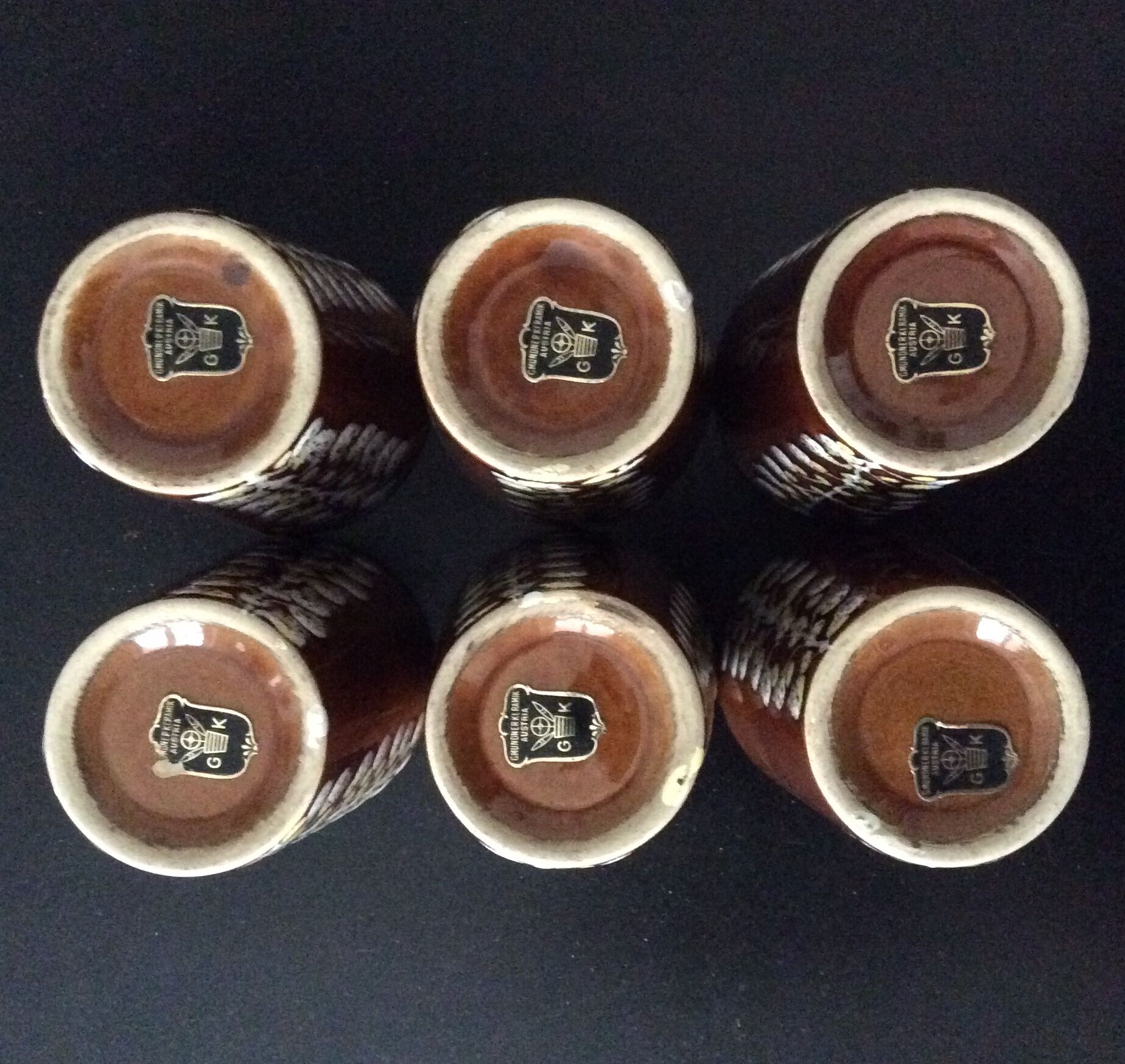 Vintage ceramic orangeade set